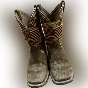 Ariat Boys’ Patriot Western Cowboy Boots
